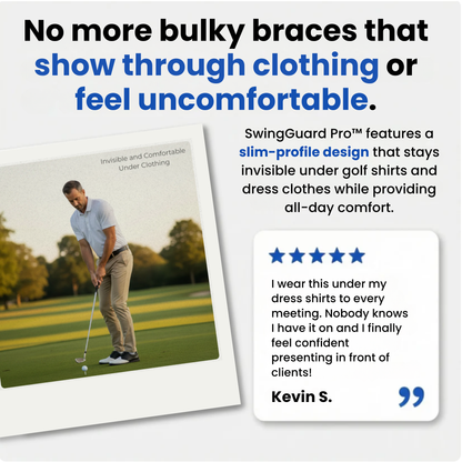 SwingGuard Pro™ - Golf Back Brace for Pain-Free 18 Holes