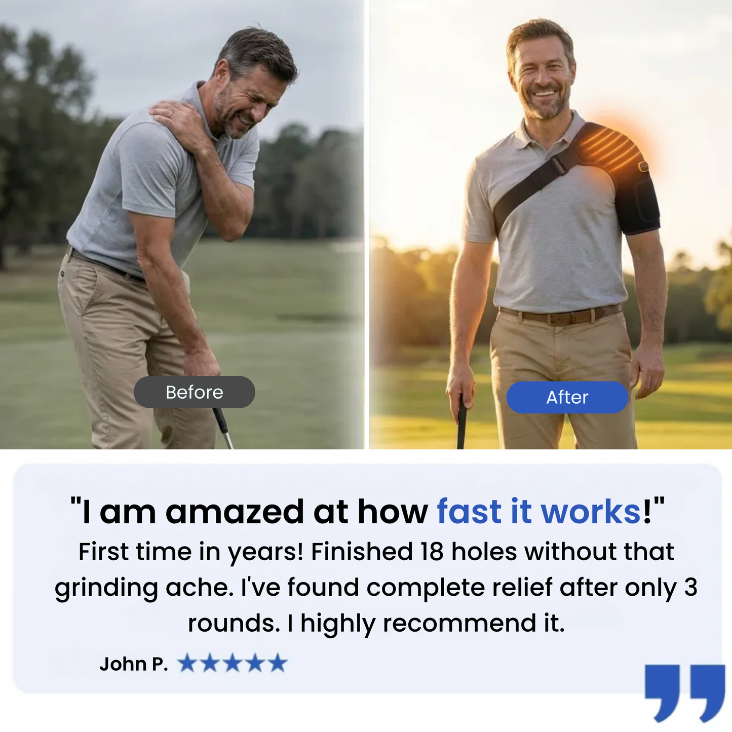 SwingShoulder Pro™ — Golf Shoulder Recovery Wrap