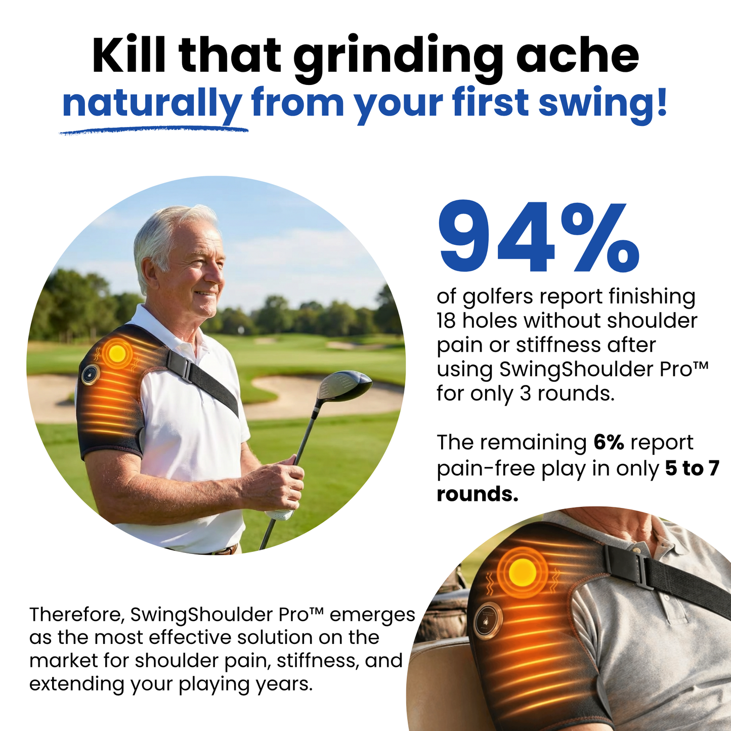 SwingShoulder Pro™ — Golf Shoulder Recovery Wrap