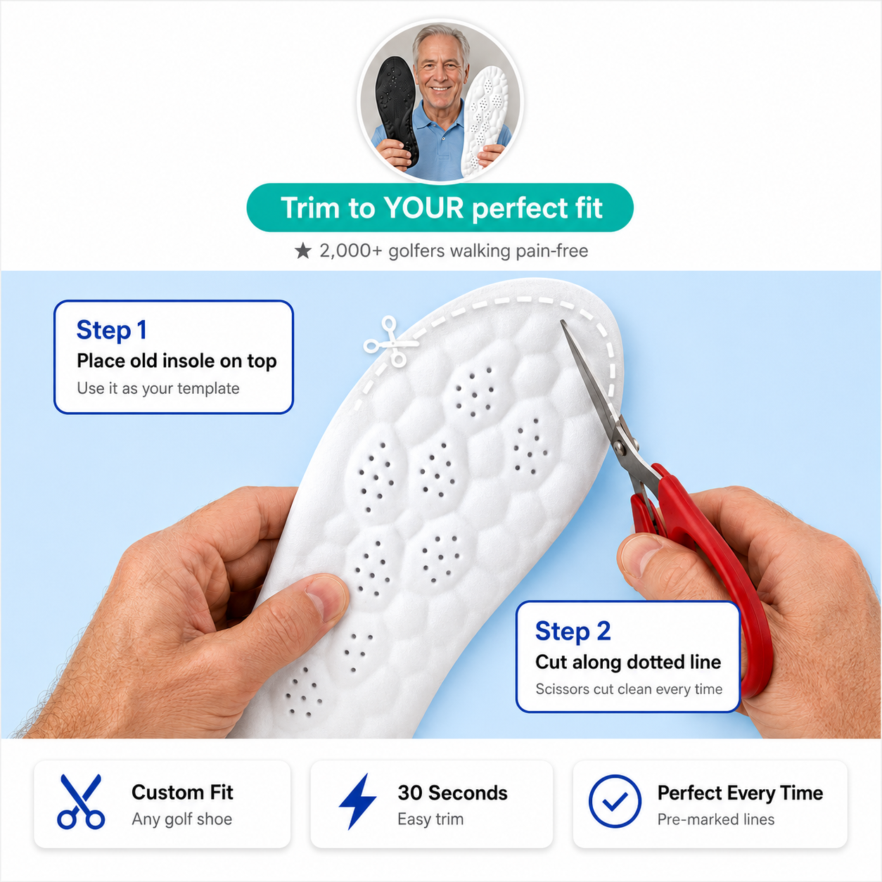 Back9Relief™ - Golf Insoles for Pain-Free 18 Holes