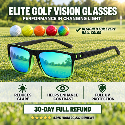 Golf Ball Finding Glasses — Polarized Contrast Lens